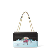 Nevada Borsa a spalla da donna 100% poliuretano B16852-NERO Braccialini