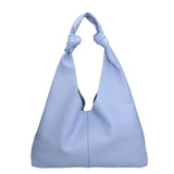 Gwenda Borsa a spalla da donna Vera pelle 06008-D220 AZZURRO Gave Lux