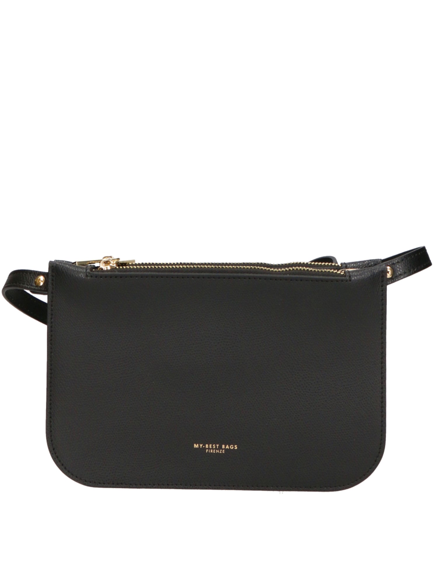 Borsa a tracolla da donna Vera pelle MYB-8029-FW-NERO My Best Bag
