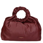 Borsa a mano da donna 100% pelle nappa MYB-8045-FW-BURGUNDY 21 My Best Bag