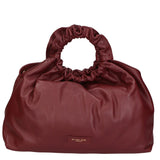 Borsa a mano da donna 100% pelle nappa MYB-8045-FW-BURGUNDY 21 My Best Bag