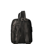 Zaino da uomo in vera pelle Casual HILB-1715-NERO Hill Burry