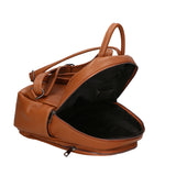 Vida Borsa in Vera Pelle Cuoio Scuro Chiara Ferretti