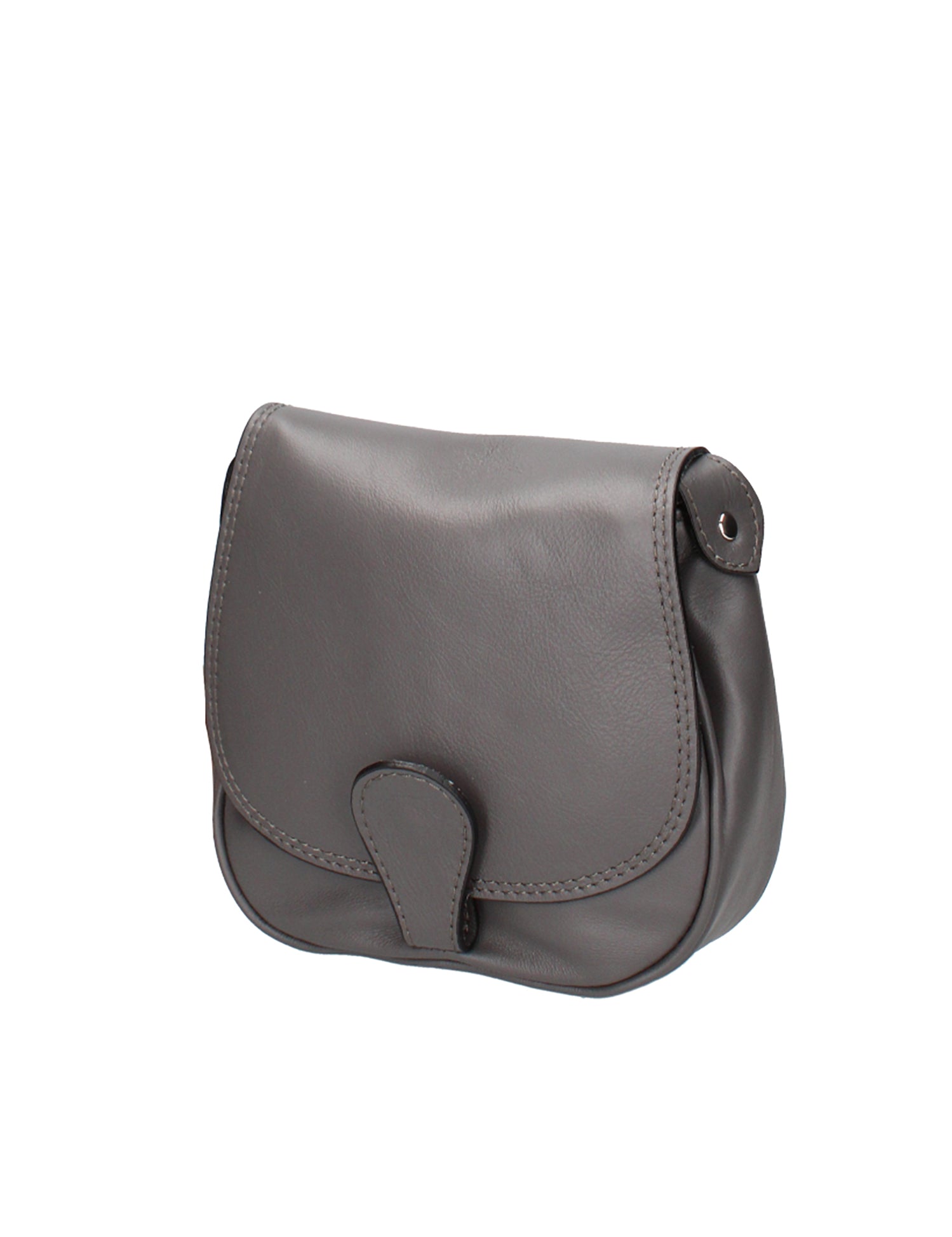 Bianca Borsa a tracolla da donna Vera pelle 10016 1020-S27 CENERE Gave Lux