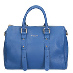 Borsa a mano da donna Vera pelle MYB-8022-FW-D24 BLU My Best Bag