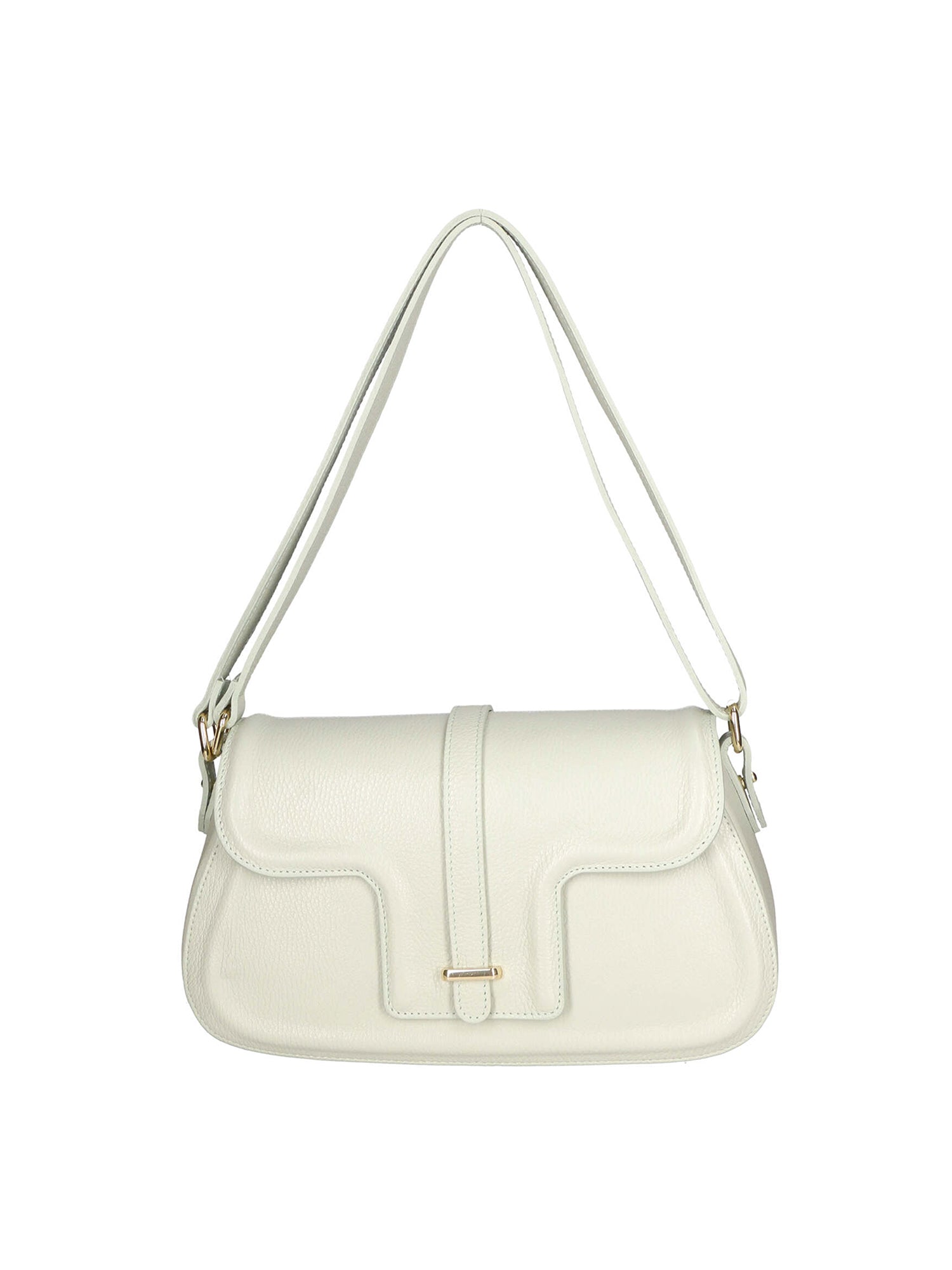 Alena Borsa a spalla da donna Vera pelle 04999-D69 BLUE GLASS Gave Lux