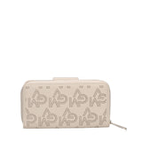 Portafoglio in Polyurethane Bianco