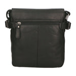 Borsa a tracolla da uomo 100% vera pelle HILB-3200-NERO Hill Burry