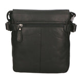 Borsa a tracolla da uomo 100% vera pelle HILB-3200-NERO Hill Burry