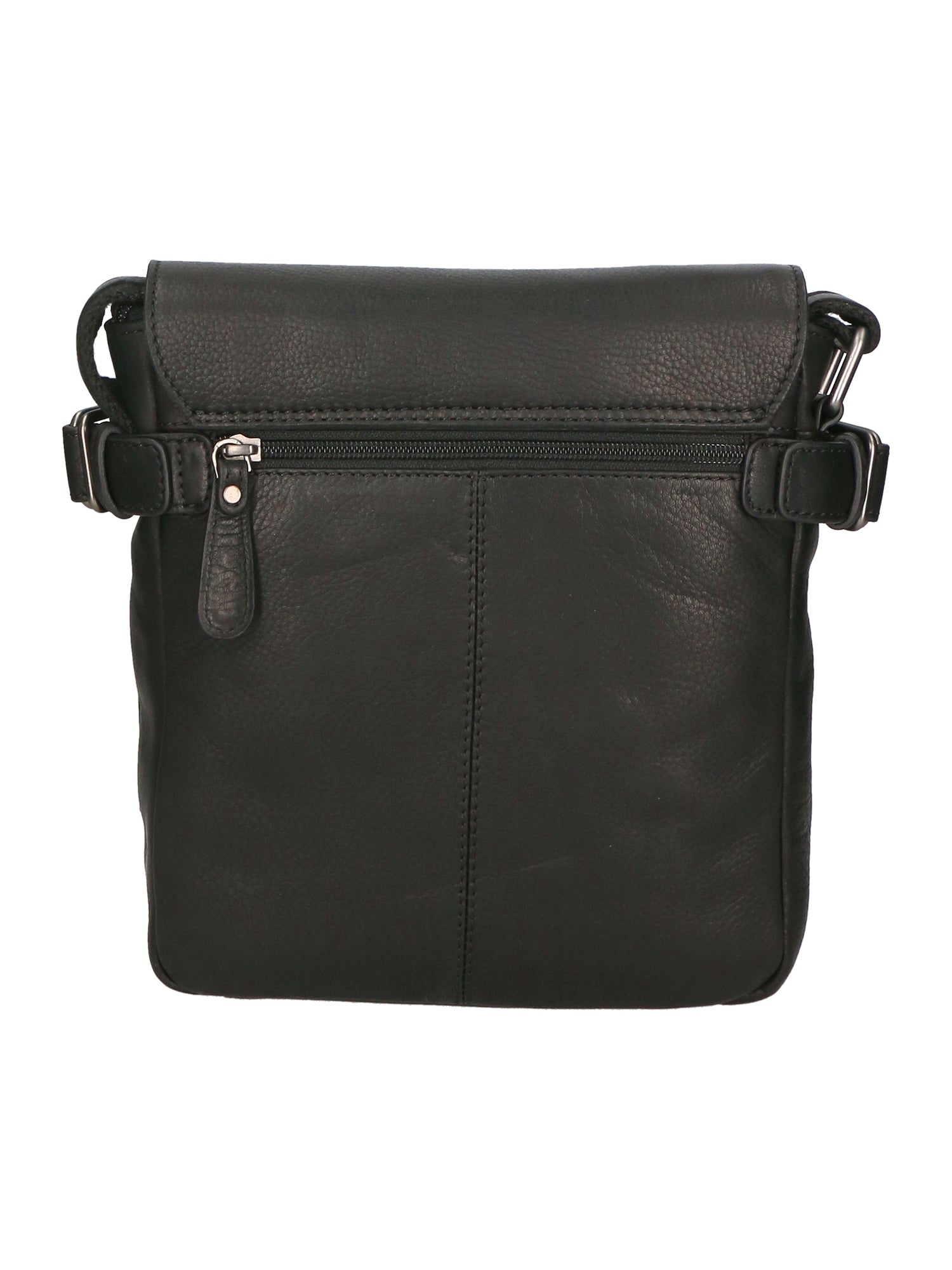 Borsa a tracolla da uomo 100% vera pelle HILB-3200-NERO Hill Burry