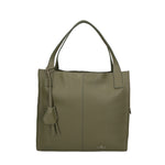 Silvana Pro Borsa a spalla da donna Vera pelle 7001-74 VERDE MILITARE Chiara Ferretti