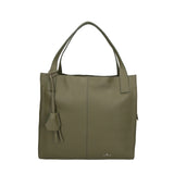 Silvana Pro Borsa a spalla da donna Vera pelle 7001-74 VERDE MILITARE Chiara Ferretti
