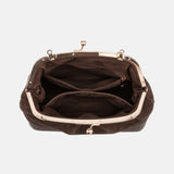 Borsa a Mano in Poliestere 100% Marrone