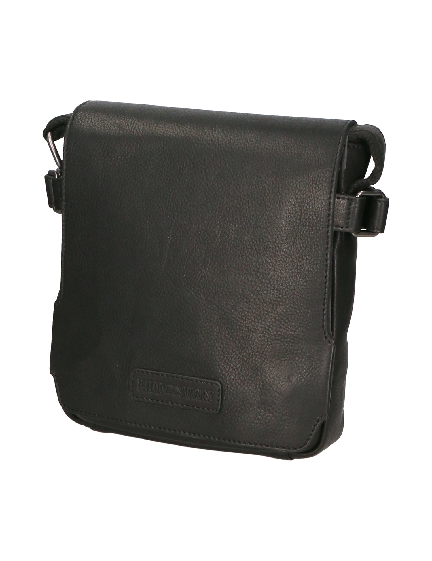 Borsa a tracolla da uomo 100% vera pelle HILB-3200-NERO Hill Burry
