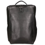 Zaino unisex in vera pelle Made in Italy Pelle di vacchetta ingrassata SN5863347-BLACK Santini Firenze