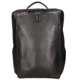 Zaino unisex in vera pelle Made in Italy Pelle di vacchetta ingrassata SN5863347-BLACK Santini Firenze