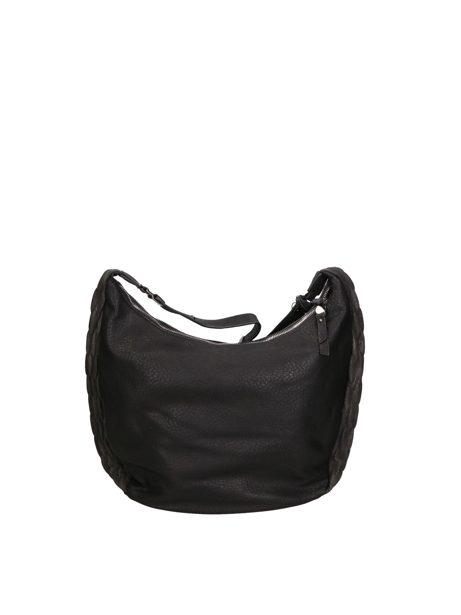 Silvana Elite Borsa a spalla donna Misto nylon e pelle LK0265-NERO Gave Lux