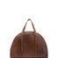 Borsa da viaggio unisex in vera pelle 100% cotone 4589-TESTA DI MORO Alessia Firenze