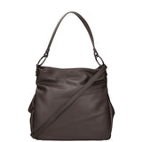 Bea Borsa a spalla da donna 100% pelle 05710-D23 T.MORO DARK BROWN Gave Lux
