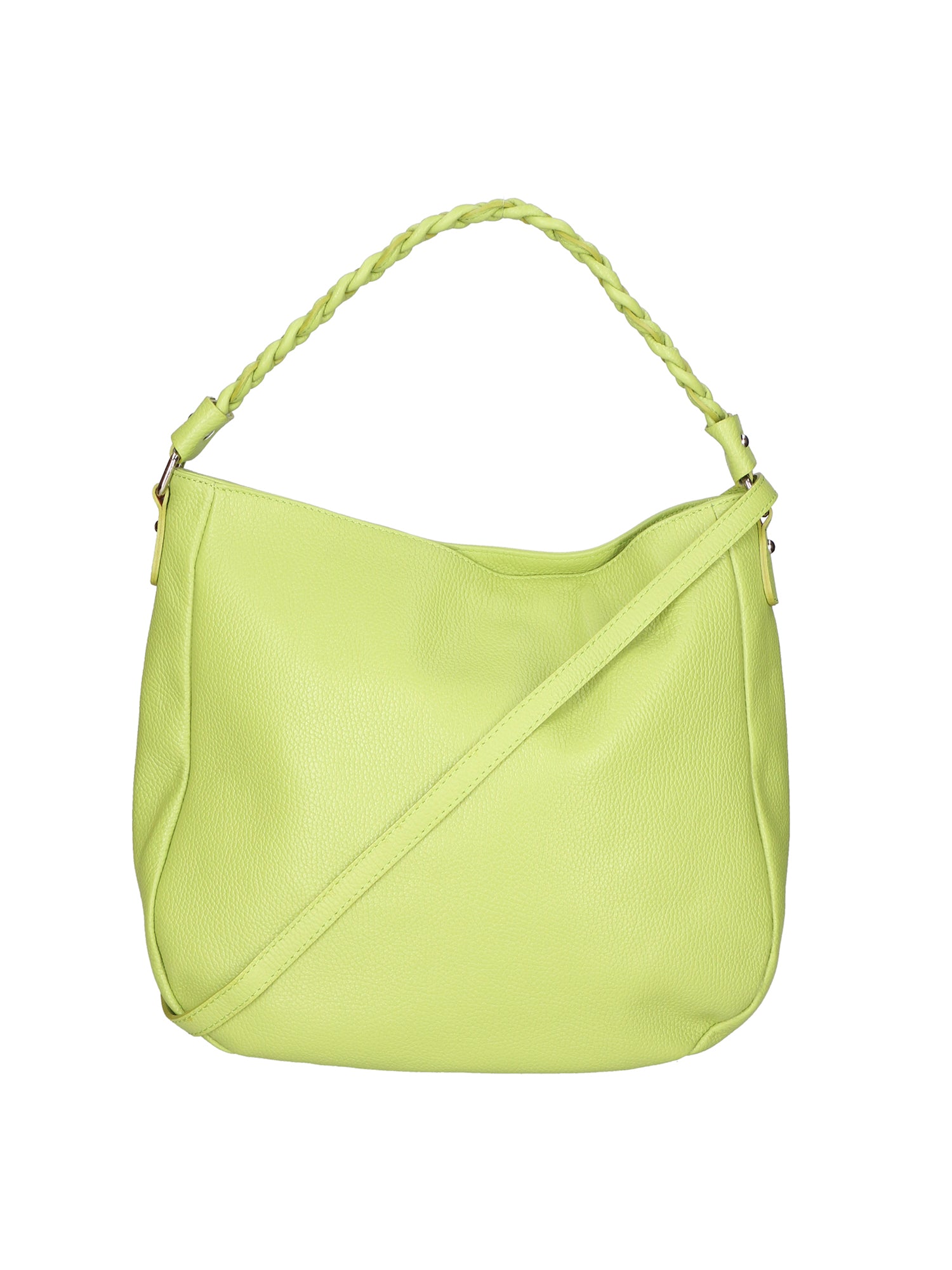 Gaia Borsa a spalla da donna Vera pelle 05897-C12 VERDE Gave Lux