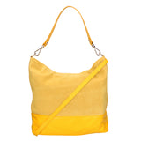 Graziana Borsa a spalla da donna Vera pelle 05960-51 GIALLO 04 GIALLO Gave Lux