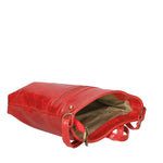 Carmen Borsa a tracolla da donna Vera pelle 10034-ROSSO Gave Lux