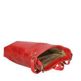 Carmen Borsa a tracolla da donna Vera pelle 10034-ROSSO Gave Lux