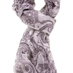 Selvaggia L1015-ROSA Foulard unisex Cotone e Seta Gave Lux