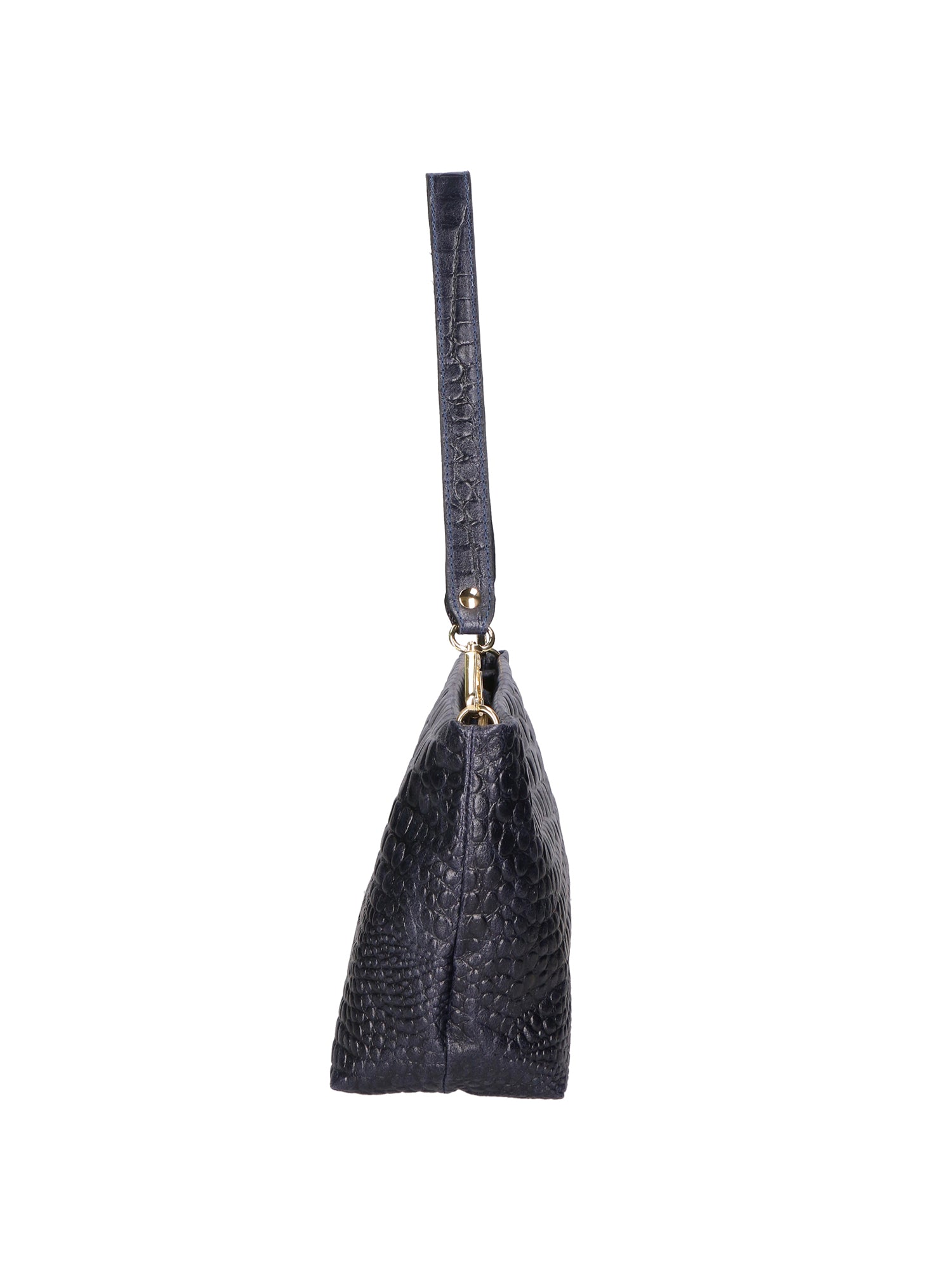 Lorelei Borsa a spalla da donna Vera pelle croco 06498-013 BLU NAVY Gave Lux