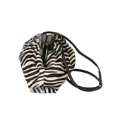 Astrid Borsa a spalla da donna Vera pelle 05476-NERO ZEBRA B N 002 Gave Lux