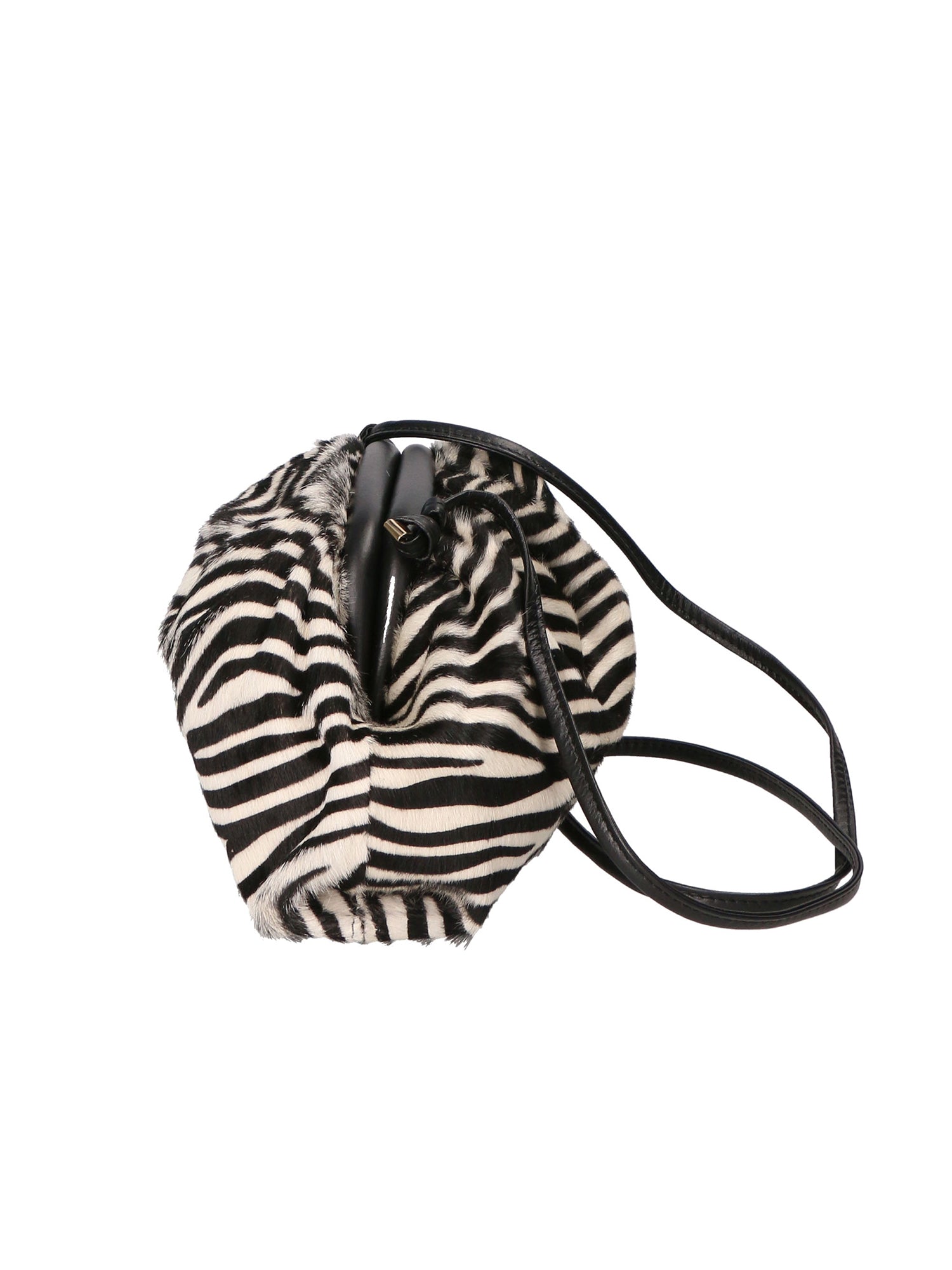 Astrid Borsa a spalla da donna Vera pelle 05476-NERO ZEBRA B N 002 Gave Lux