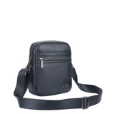 Borsa a tracolla uomo vera pelle Casual BC1480-BLACK B Cavalli