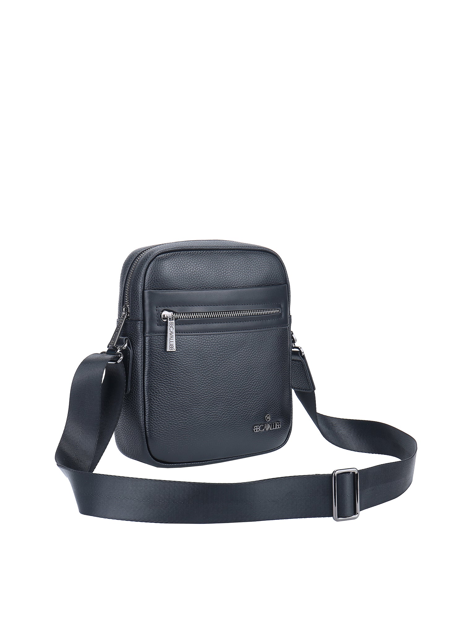 Borsa a tracolla uomo vera pelle Casual BC1480-BLACK B Cavalli