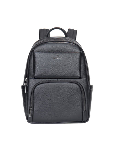 Zaino unisex in vera pelle Casual BC1295-NERO