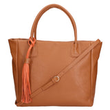 Verdiana Borsa a mano da donna Vera Pelle 06505-D17 CUOIO SCURO Gave Lux