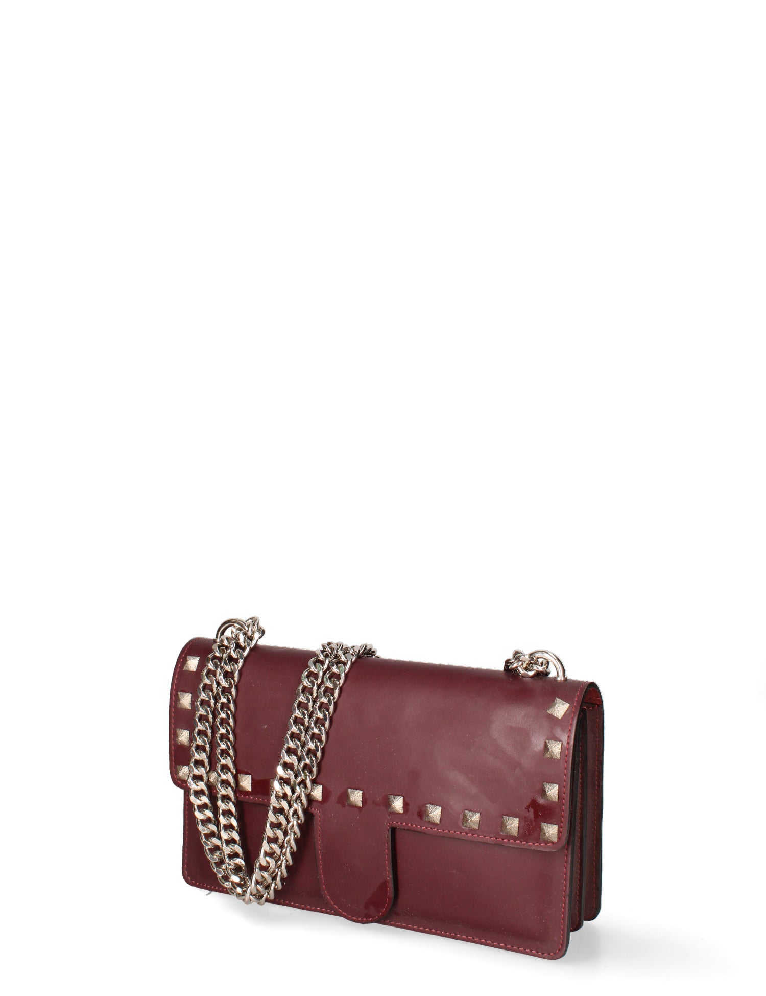 Siracusa Borsa a tracolla da donna Vera pelle 1703-BORDO Gave Lux