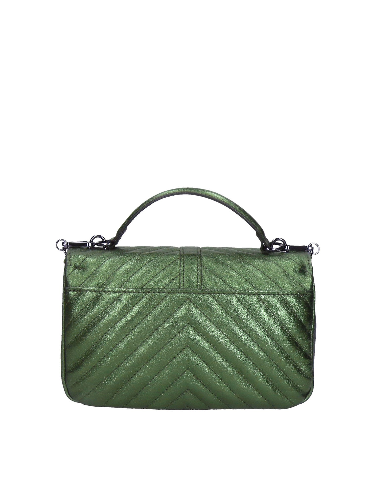 Volterra Borsa a tracolla da donna Vera Pelle 1626-VERDE Gave Lux