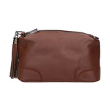 Lidia Borsa a mano da donna Vera pelle 06513-CIOCCOLATO Gave Lux