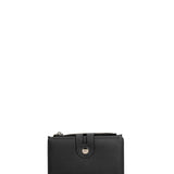 Portafoglio in 100% Pu Vegan Leather Nero