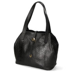 Clarissa Borsa a mano da donna Vera pelle 5276-019 NERO Gave Lux