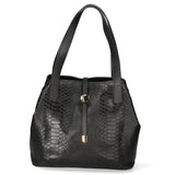 Clarissa Borsa a mano da donna Vera pelle 5276-019 NERO Gave Lux