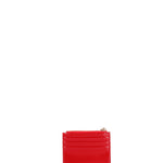 Porta Carte in 100% Pu Vegan Leather Rosso
