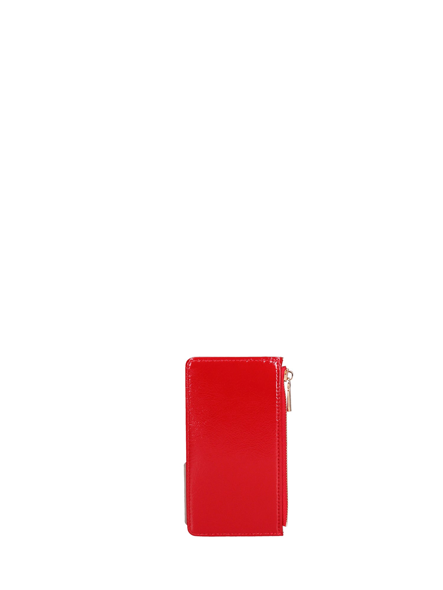 Portafoglio in 100% Pu Vegan Leather Rosso