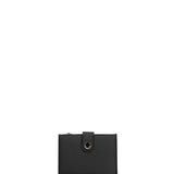 Portafoglio in 100% Pu Vegan Leather Nero