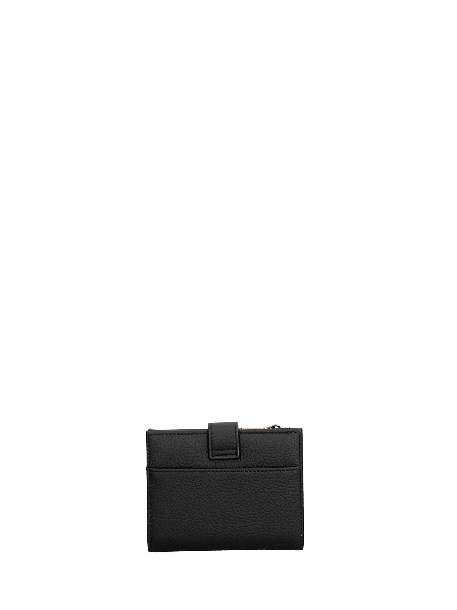 Portafoglio in 100% Pu Vegan Leather Nero