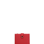 Portafoglio in 100% Pu Vegan Leather Rosso