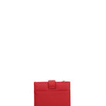 Portafoglio in 100% Pu Vegan Leather Rosso
