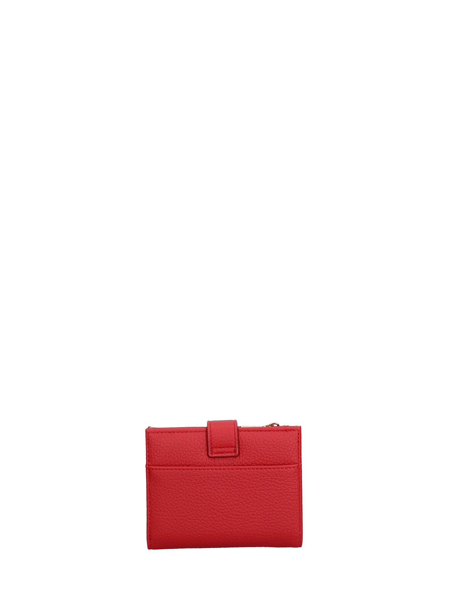 Portafoglio in 100% Pu Vegan Leather Rosso