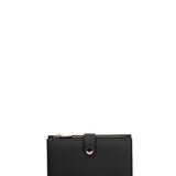 Portafoglio in 100% Pu Vegan Leather Nero