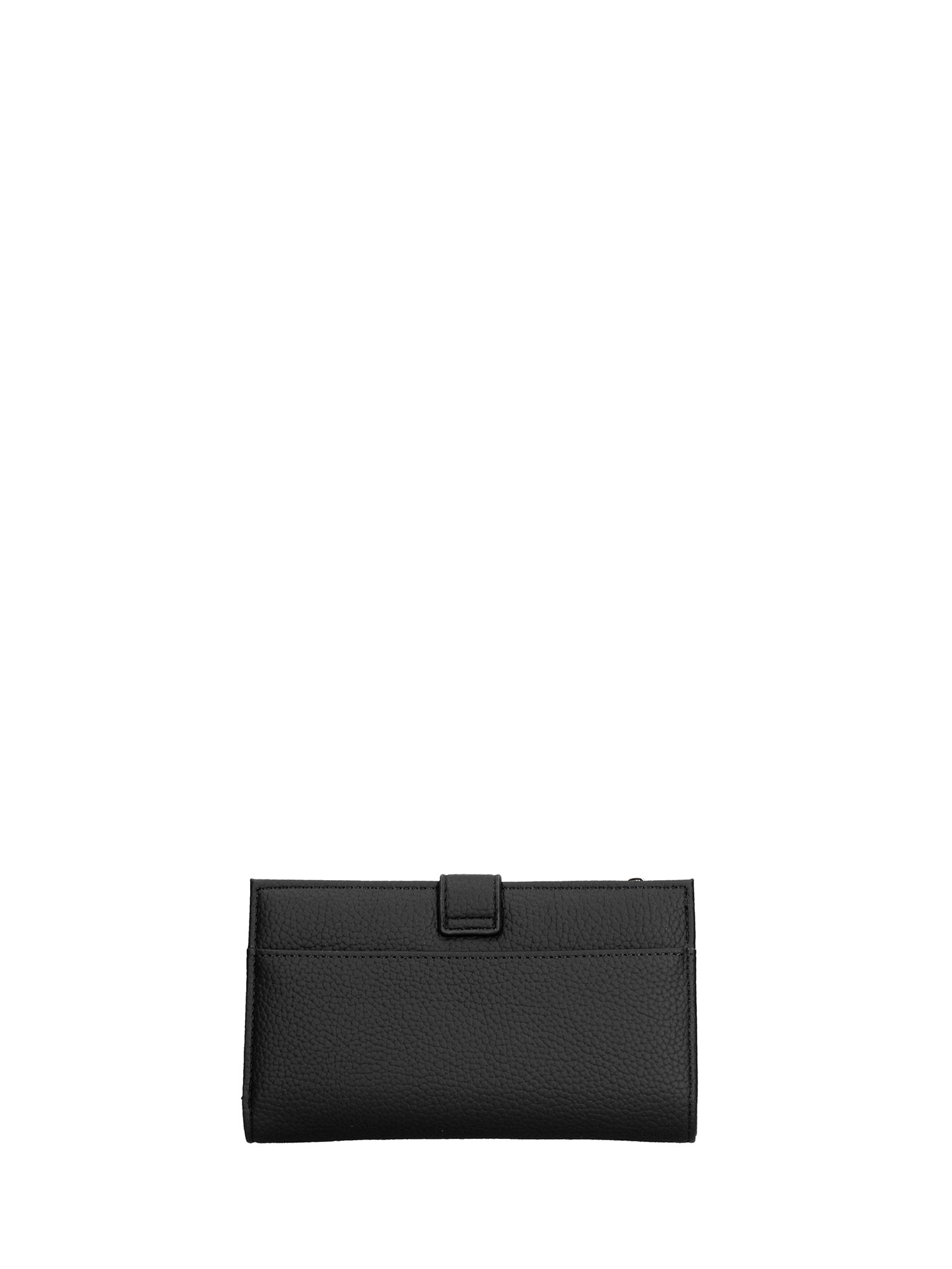 Portafoglio in 100% Pu Vegan Leather Nero